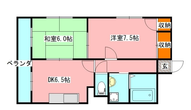 メゾンミカドの間取り