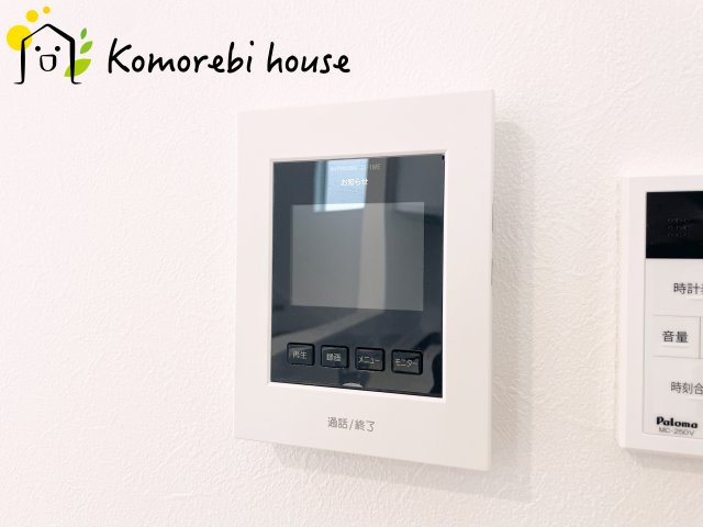プラザ034Ⅱ④2　新築一戸建て　02の防犯設備|モニター付インターホンです