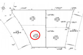 プラザ034Ⅱ④2　新築一戸建て　02の区画図|2号棟