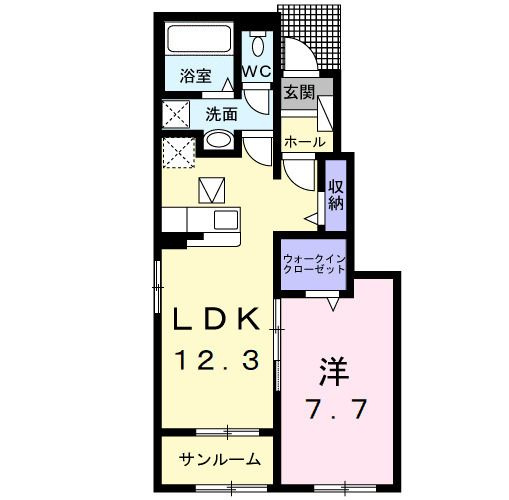 【間取り】 | 仮称；宮久保４丁目アパートⅢ