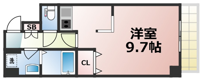 【間取り】 | グランパシフィック大今里南　仲介手数料無料
