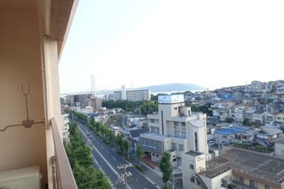 【展望】 | エクセル舞子 | ベランダより明石大橋が見えます