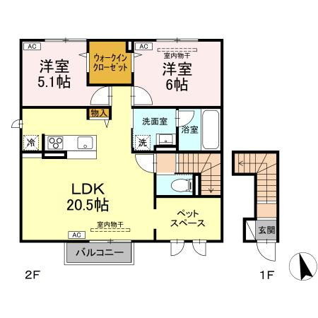 【新築】TORISIA大沢川原 の間取り