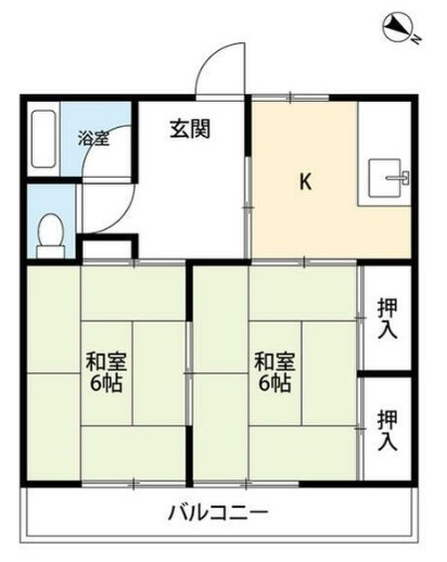 コトブキハイツの間取り