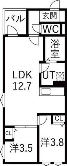 【間取り】 | DEVELD城東町EAST