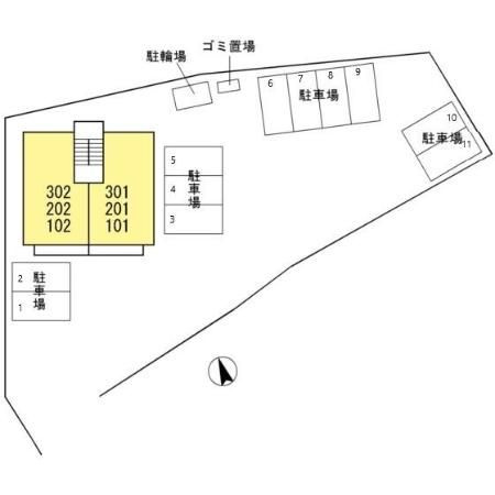 クレシェンテの区画図