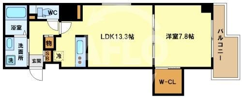 パウゼ堺筋の間取り|パウゼ堺筋　間取り