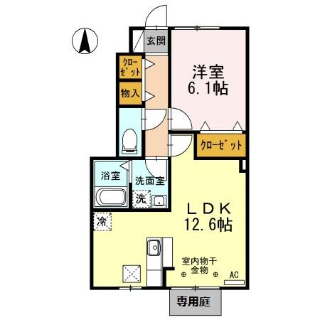 MARCHE高茶屋の間取り