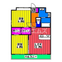 【間取り】 | セルブ春町Ｇ－ＥＸＥＣＵＴＩＶＥの間取り