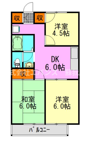 【間取り】 | メゾン・コスモ