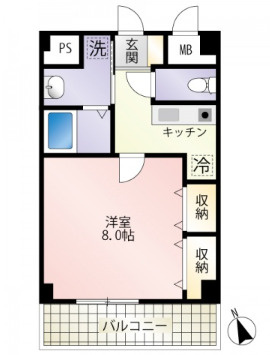 第22友建ビルの間取り