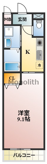 セカンドパレスの間取り
