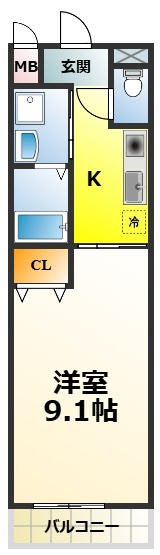 セカンドパレスの間取り