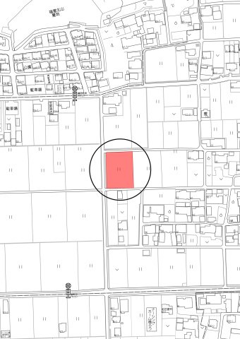 土地　福富天神前の地図