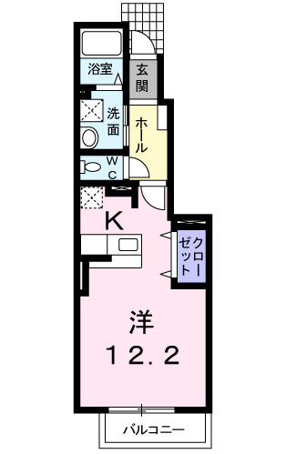 コルティーレ太寺Ⅱの間取り