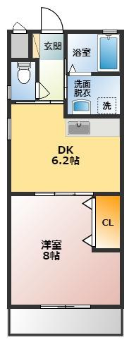 メゾンKの間取り