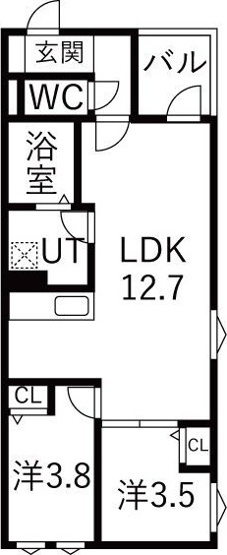 【間取り】 | DEVELD城東町EAST