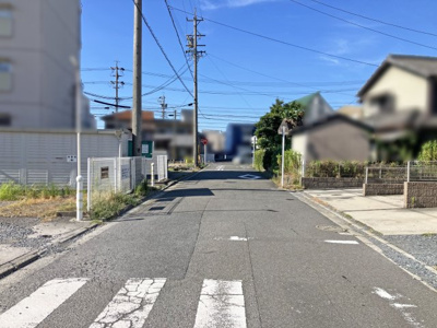 【前面道路含む現地写真】 | 桑名市新屋敷 | 前面道路