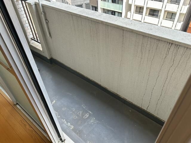 北村ハイツのバルコニー