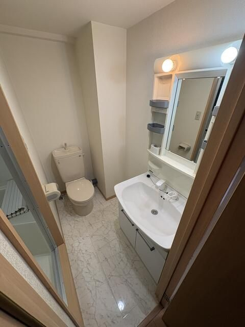 足立区南花畑１丁目の賃貸マンションの独立洗面台