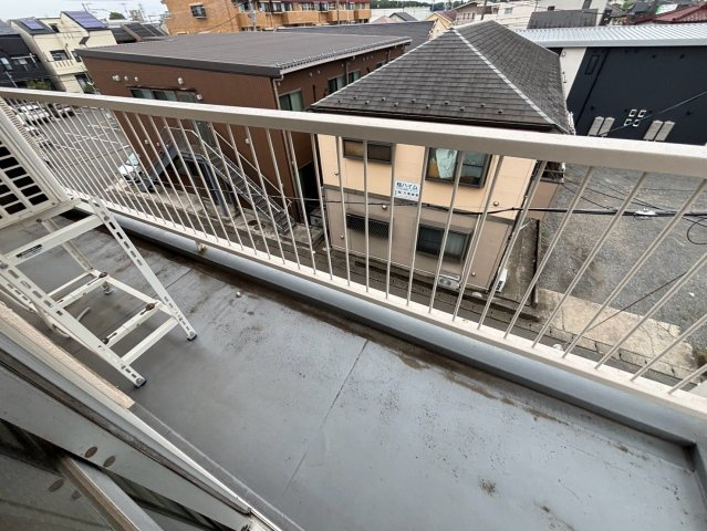 柳橋東和マンションＢのバルコニー