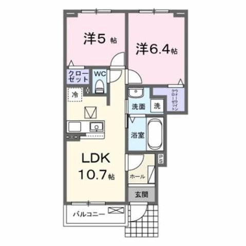【間取り】 | ラ・テールⅠ