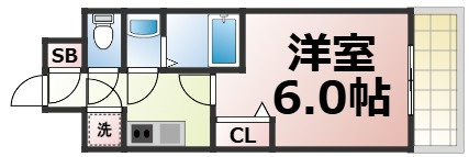 【間取り】 | レジュールアッシュOOSAKA新深江　仲介手数料無料