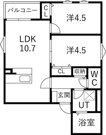 【間取り】 | DEVELD城東町EAST