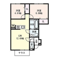 【間取り】 | コンフォートヴィレッジII | 間取り図です。