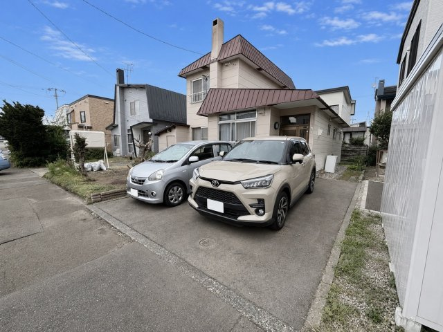 前田10条19丁目　土地の外観|南東側から撮影。11.7ｍと間口も広く、車の駐車もスムーズに行えます。