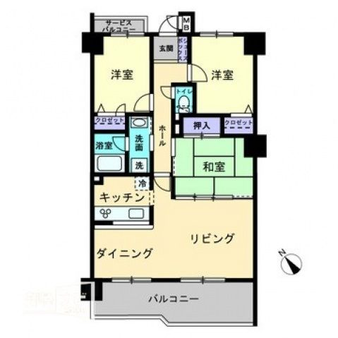 ロマネスク武蔵ヶ丘の間取り