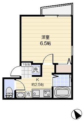 アクロス蔵前の間取り