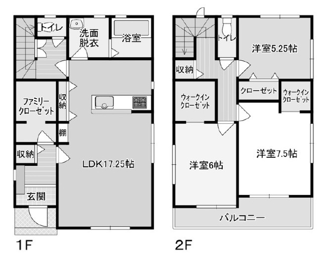 【間取り】 | 行田市佐間２丁目貸家