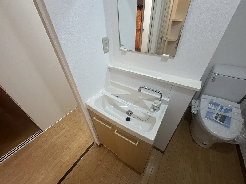 波多野ハイツの独立洗面台