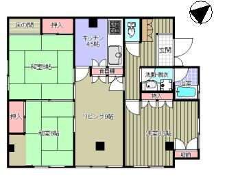 ハイツ栄の間取り
