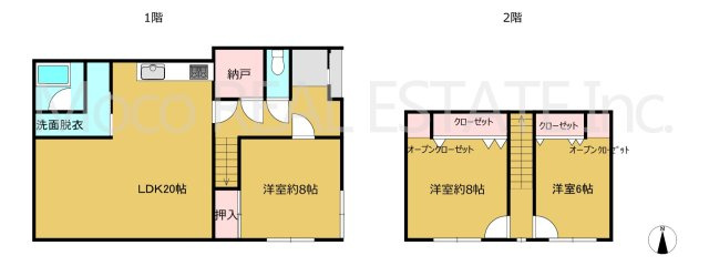 【間取り】 | 北見市中央三輪中古住宅