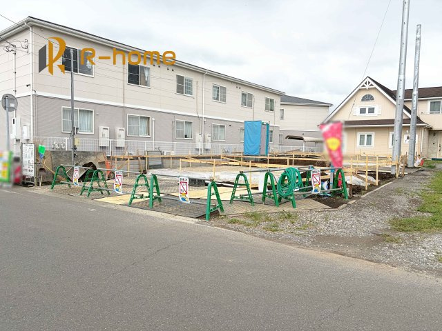 つくば市花畑3丁目　新築戸建て　B号棟の外観|2026年11月完成予定！近隣の同仕様完成物件をご見学いただけます♪