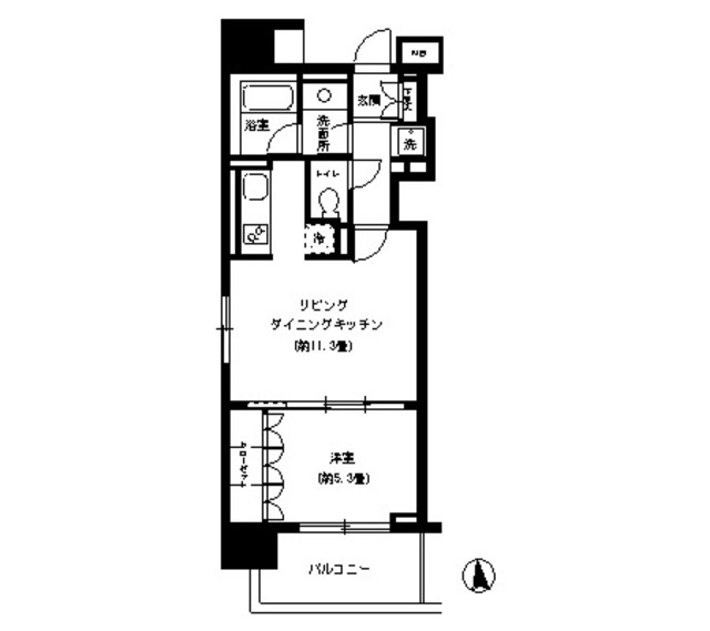 ＫＤＸレジデンス芝公園の間取り