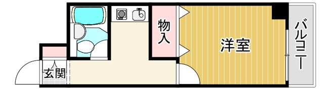 【間取り】 | エフアール城東中央(旧エスコーポ城東)