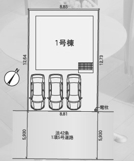 【区画図】 | 篠町篠上中筋 新築一戸建