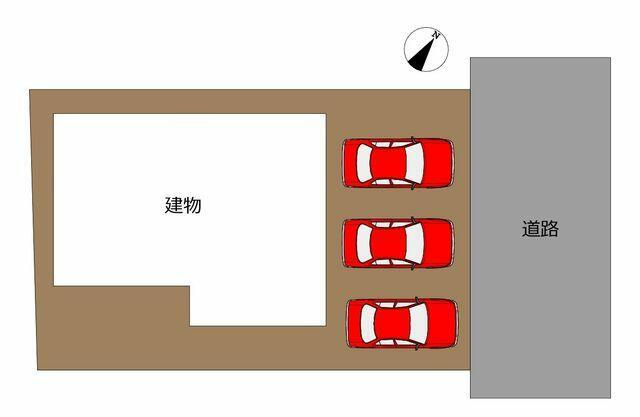 富士市森島の中古一戸建|区画図