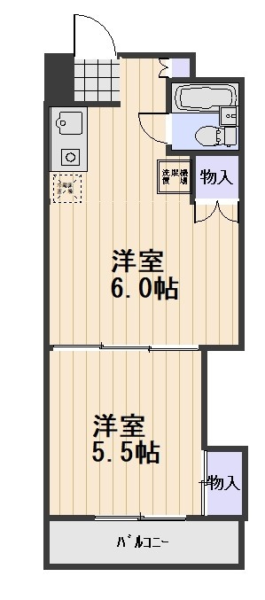 オークタウンマンションの間取り