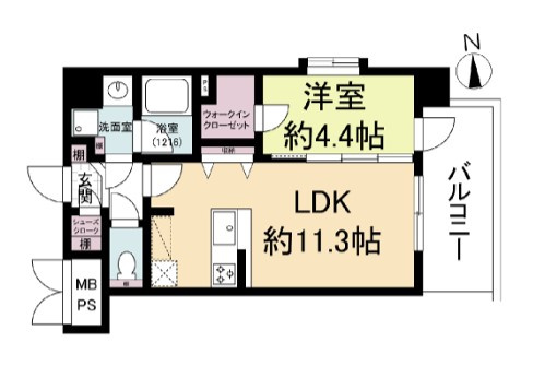 TOP COURT都島の間取り