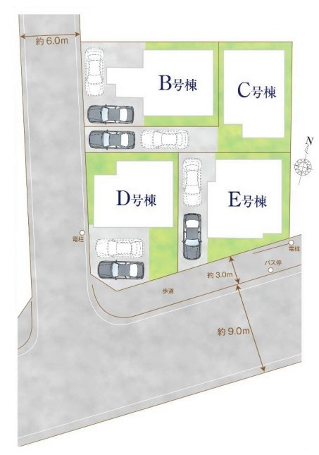 東久留米市下里3丁目　全4棟　C号棟