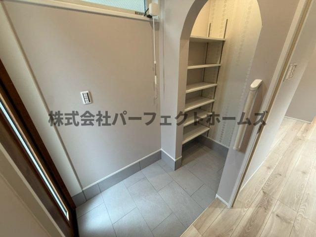 須山町戸建　賃貸の玄関|落ち着いた玄関です