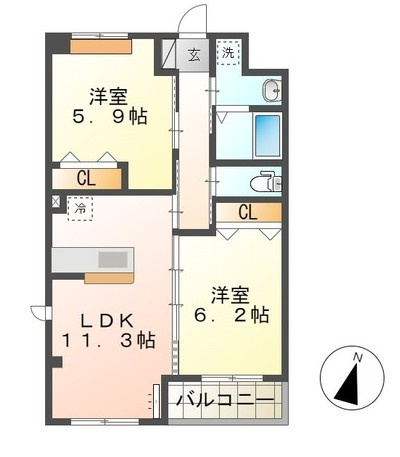 グランルミエールの間取り