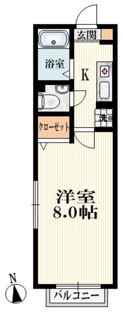 グレイスコート野方Ａの間取り|★１フロア2住戸のみ♪南角部屋★