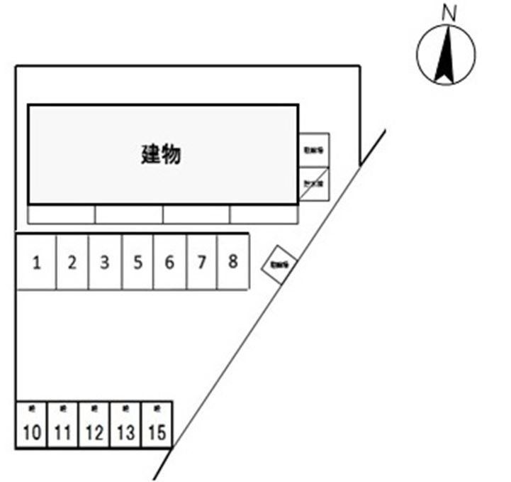 ディアトレス下中野の区画図