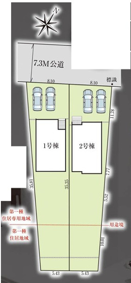 【区画図】 | GRAFARE鴻巣市小松5期　新築住宅