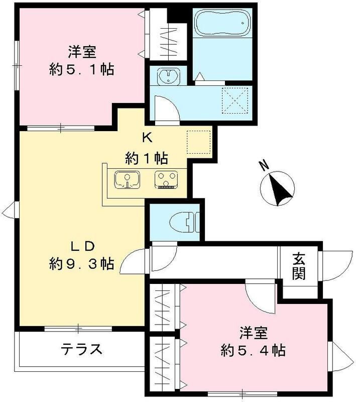アイフラットの間取り